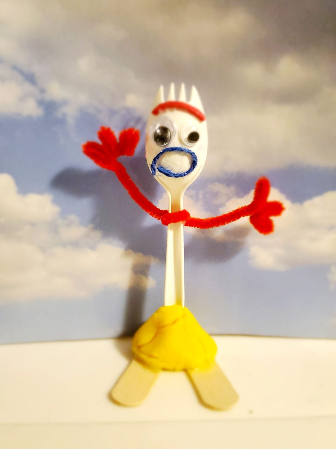 How To Make Your Own Forky From Toy Story 4 • High Energy Mommy