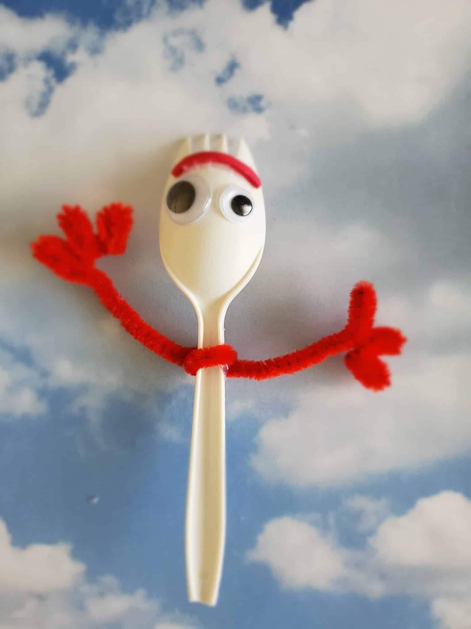 How To Make Your Own Forky from Toy Story 4 • High Energy Mommy