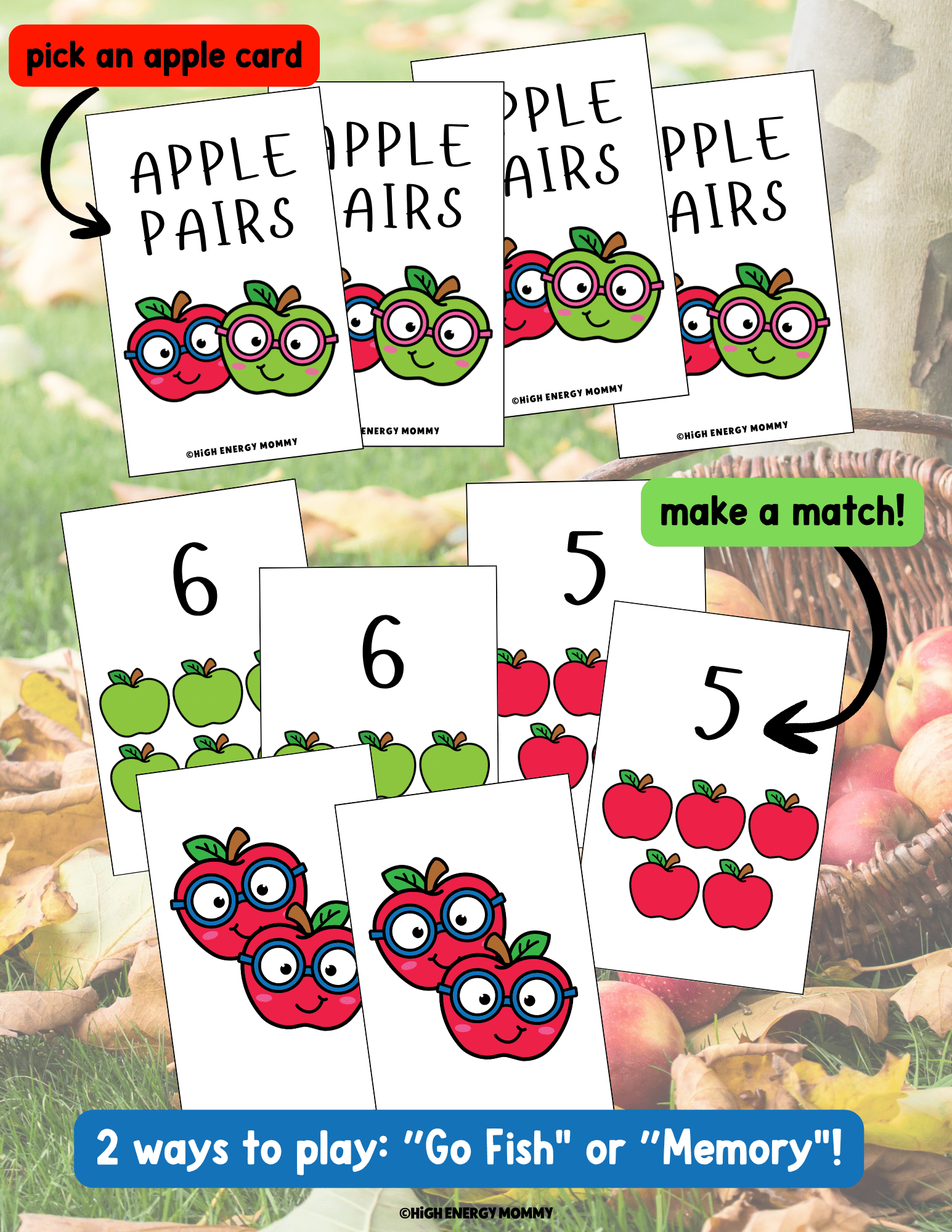 Fall Fun Pack Fall Fun Pack Games • High Energy Mommy